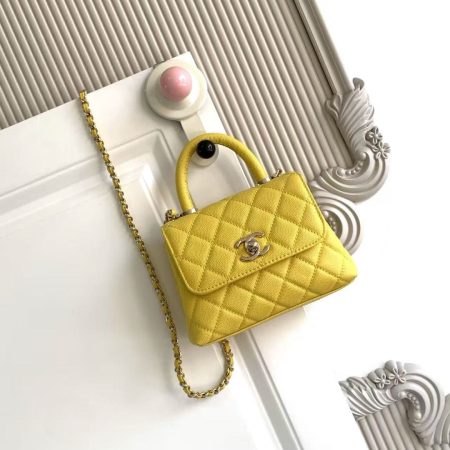 Chanel Mini Coco Handle Chain Shoulder Bag - Image 8
