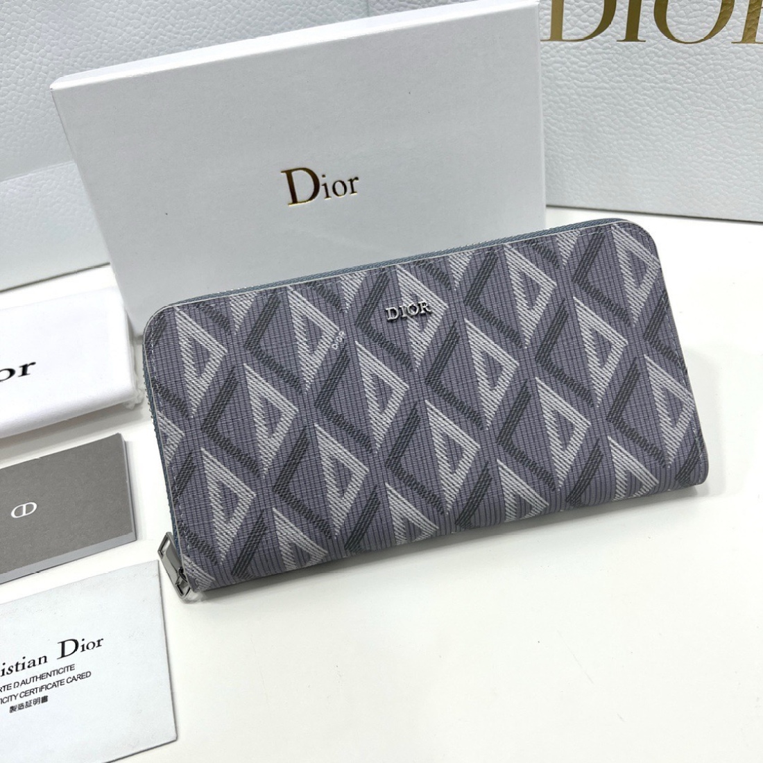 Dior Long Zippered Wallet - Image 9