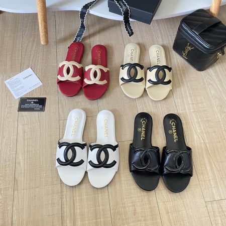 Chanel 26P Large Double C Openwork Flat Sandals - Image 2