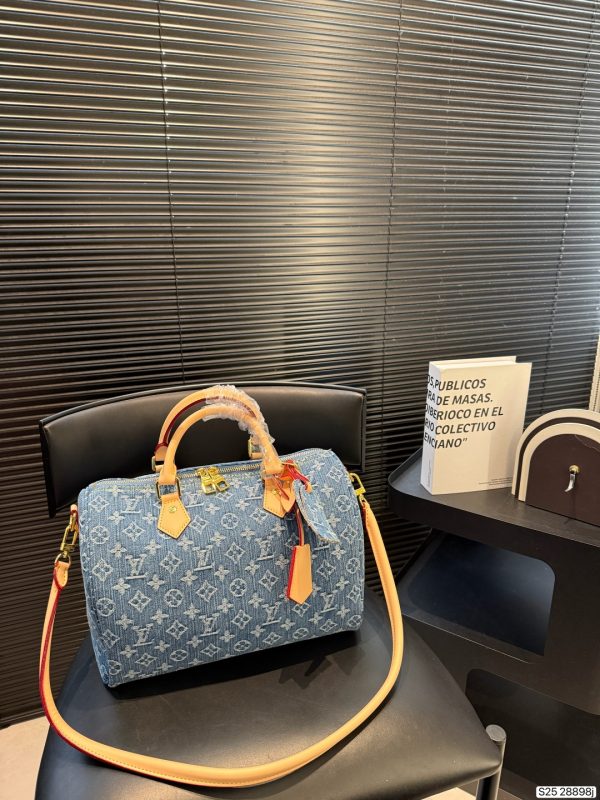 LV Denim Speedy 30 Hand bag