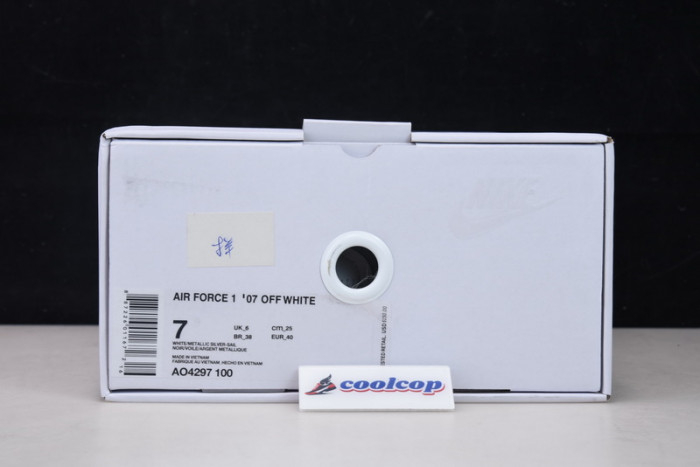 Off-White Nike Air Force 1 Low ComplexCon White AO4297-100 - Image 3