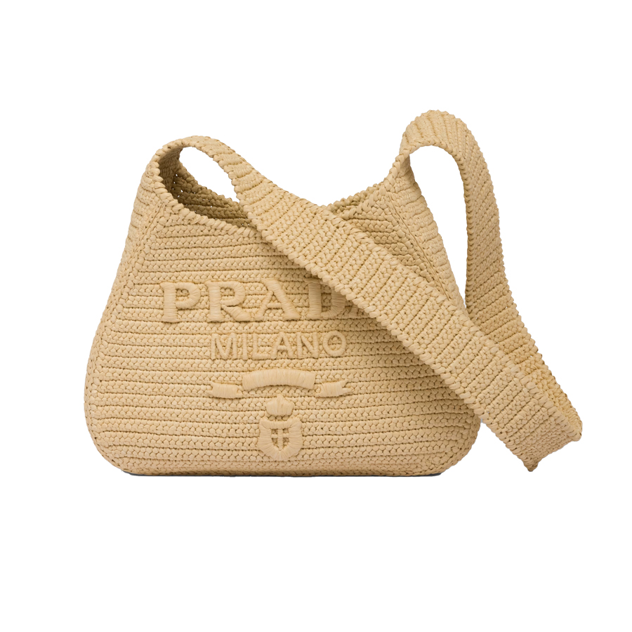 Prada Crochet Handbag Tote Bag - Image 1