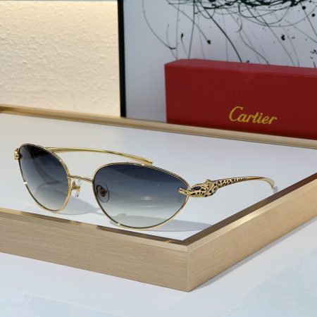 Cartier Metal Cutout Frame Sunglasses Top quality - Image 1