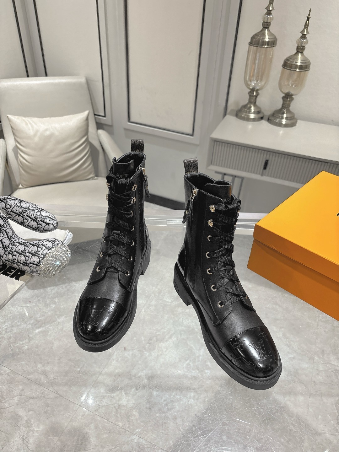 LV Monogram Boots - Image 2