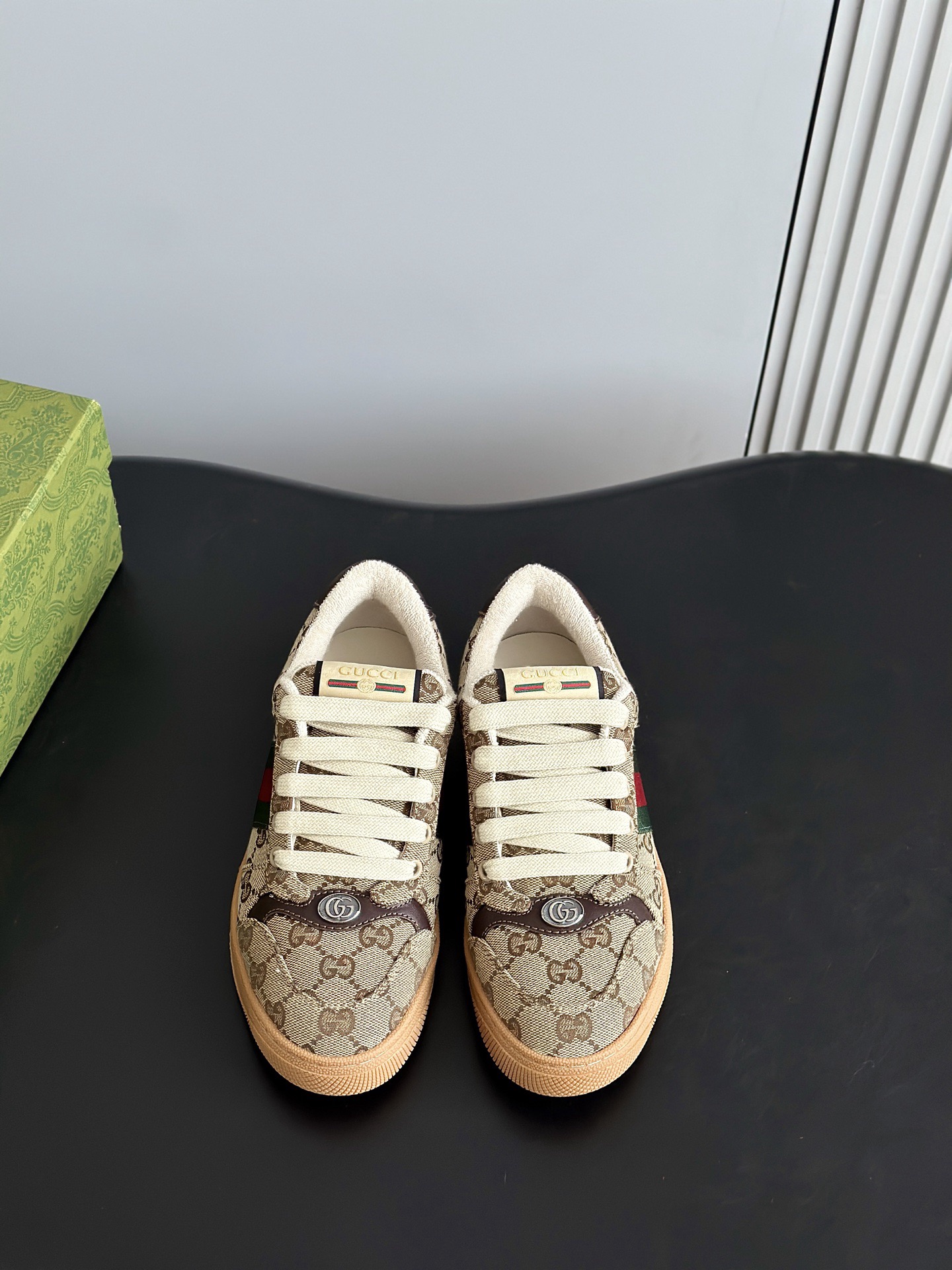 Gucci Men's Screener Sneaker 10A - Image 1