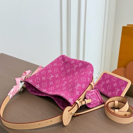 LV Allinbb Bucket Bag Denim Bag - Image 7