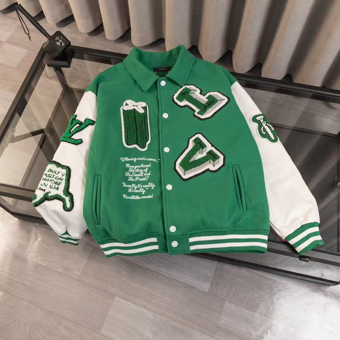 LV Runway Baseball Jacket - Image 2