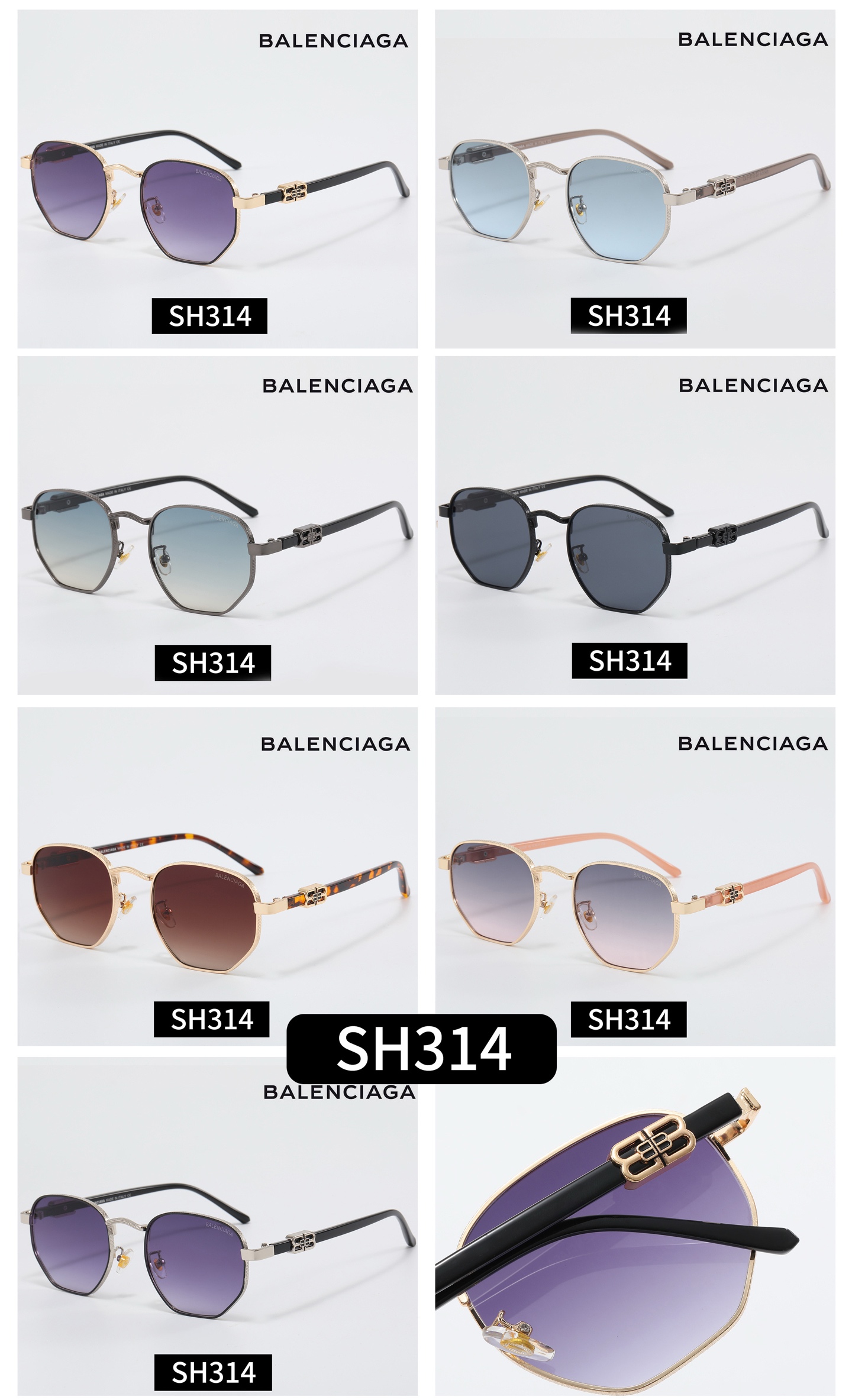 Balenciaga Fashionable Sunglasses - Image 1