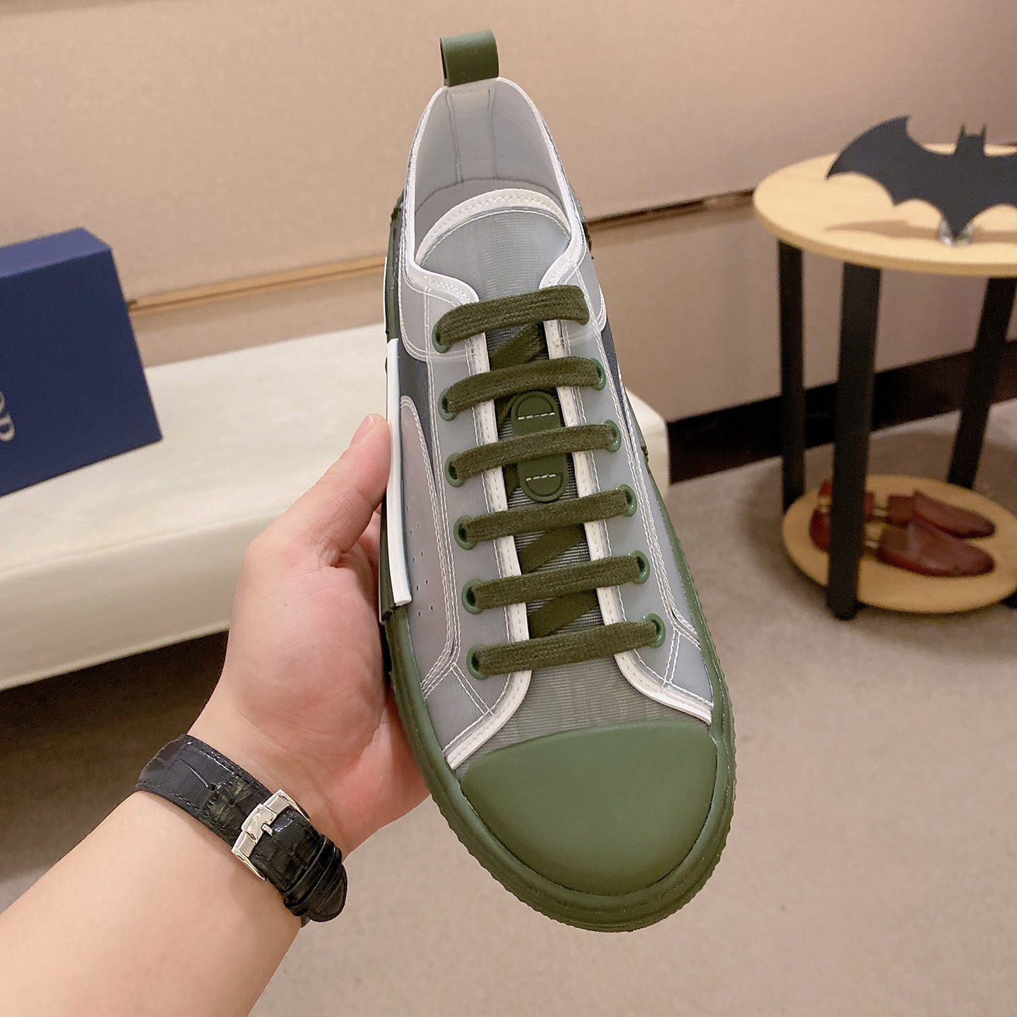 Dior B23 green Shoes - Image 1