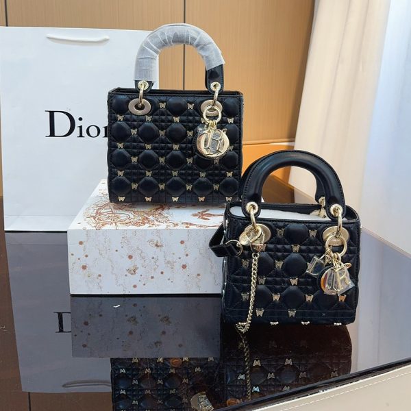 Dior Lady Dior Butterfly Rivet Bags