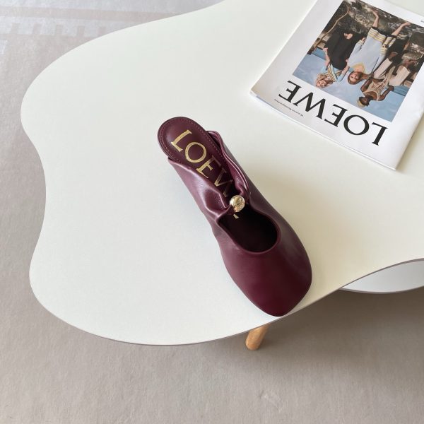 Lowe & Co. Mary Jane Kitten Heel Slippers