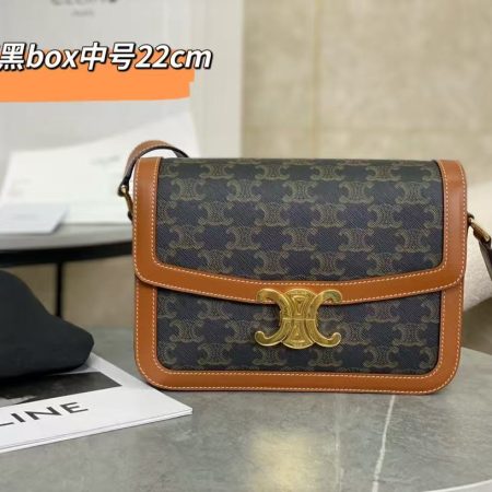 Celine Medium Triomphe Monogram Canvas Tote Bag