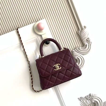 Chanel Mini Coco Handle Chain Shoulder Bag - Image 1
