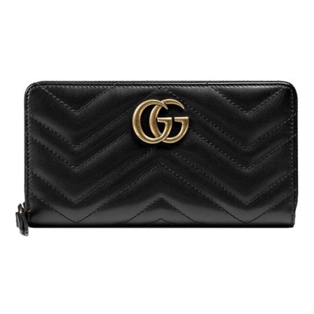 Gucci Unisex GG Long Zipper Wallet