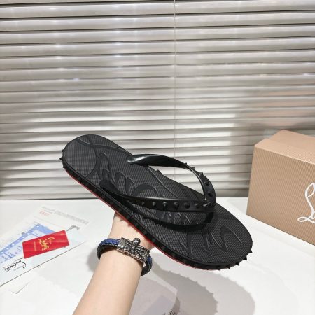 Christian Louboutin Loubi Flip Slide - Image 3