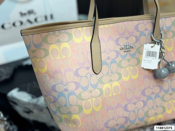 Coach Rainbow Tote Bag