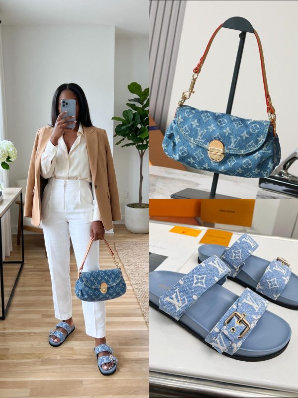 LV Shoes & Bag Set