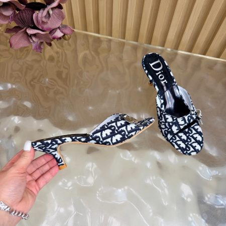 Dior denim lock & key shoes - Image 9