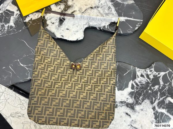 Fendi V-shaped Tote Bag