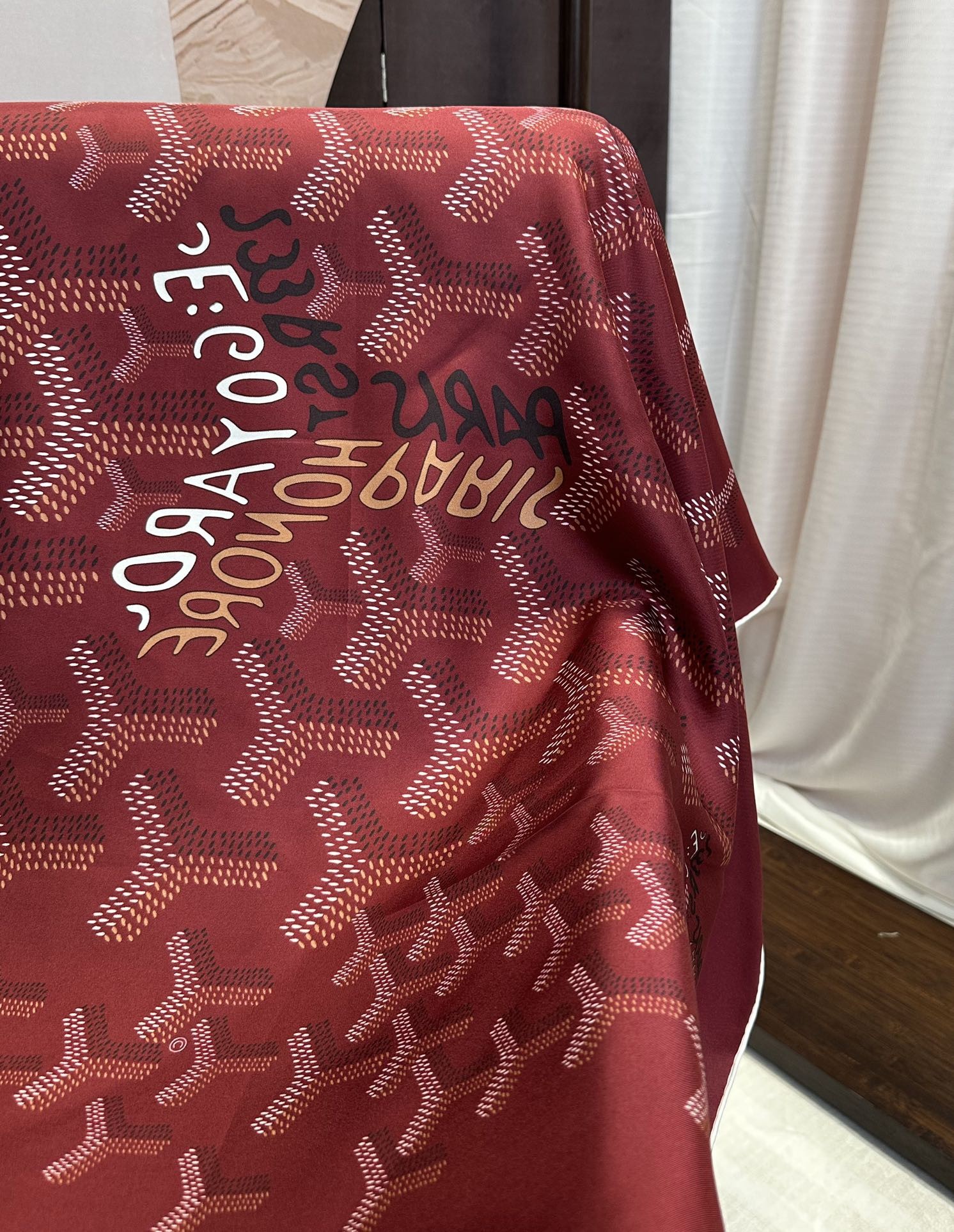 Goyard Silk Scarf - Image 6