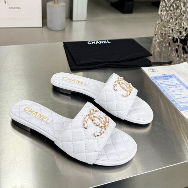 Chanel Fashion Flat Sandals Slide