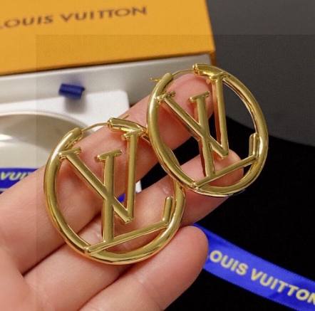 LV Louise Hoop Earrings - Image 5