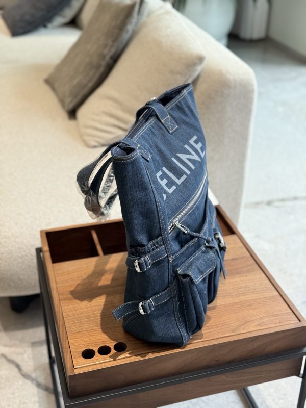 Celine Denim Tote Bag