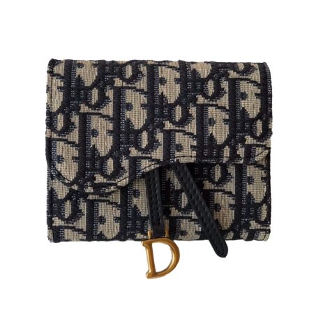 Dior Tri-Fold Snap Wallet