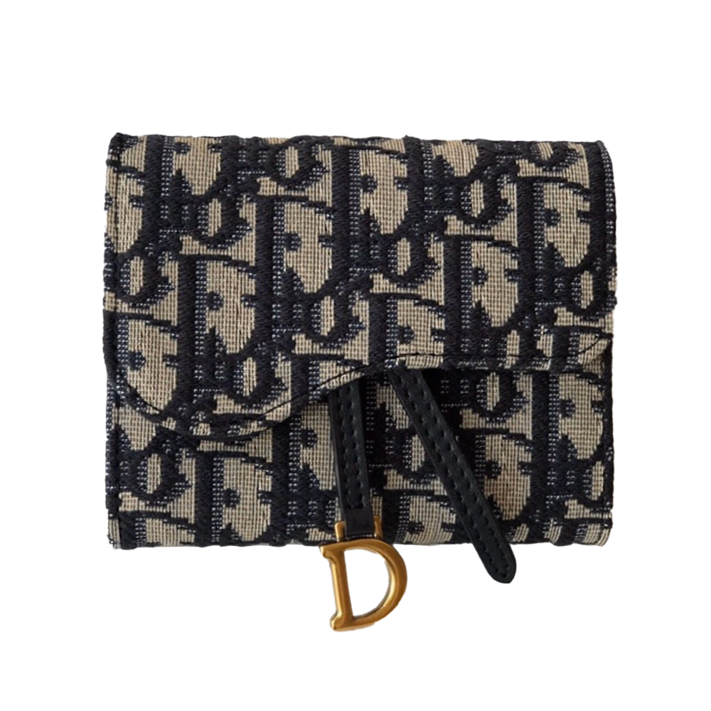 Dior Tri-Fold Snap Wallet - Image 1