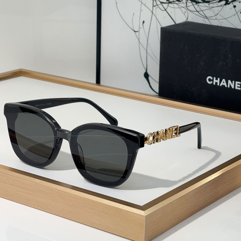 Chanel Mirror leg Hollowed out Logo Sunglasses Top quality - Image 7