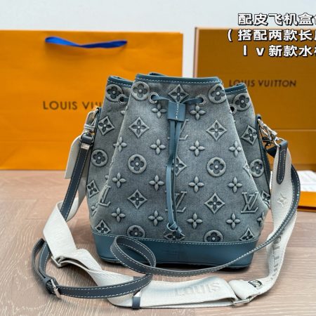 LV Denim Bucket Bag