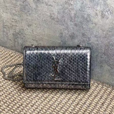 YSL Kate Snake Print Shoulder Bag
