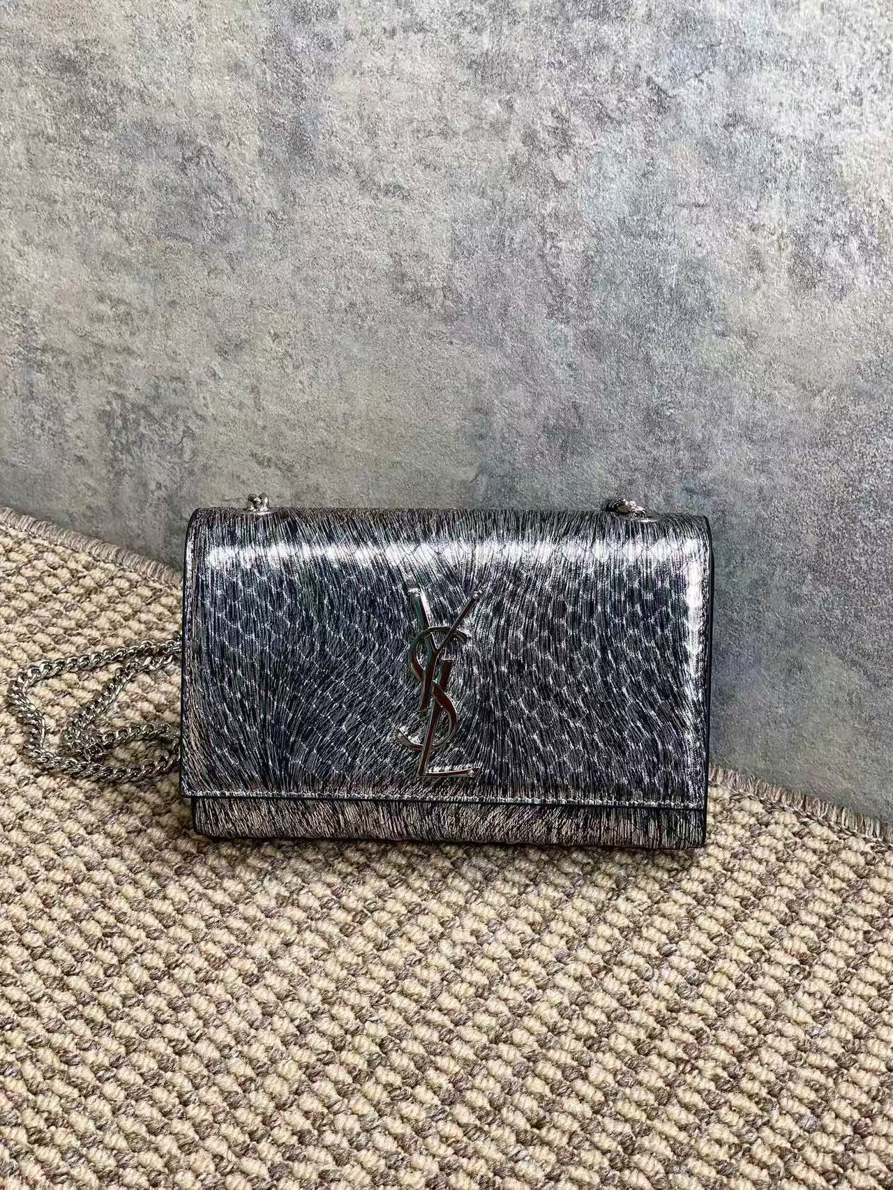 YSL Kate Snake Print Shoulder Bag - Image 1