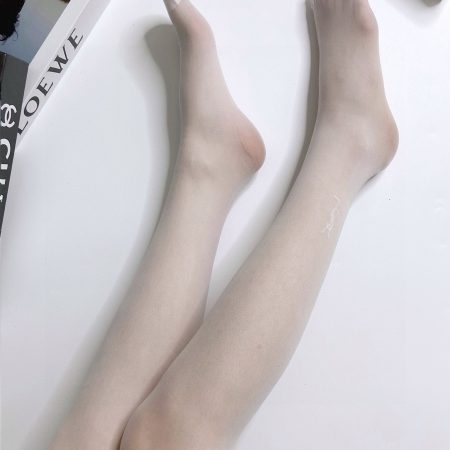 YSL Classic Velvet-Printed Letter Stockings - Image 2