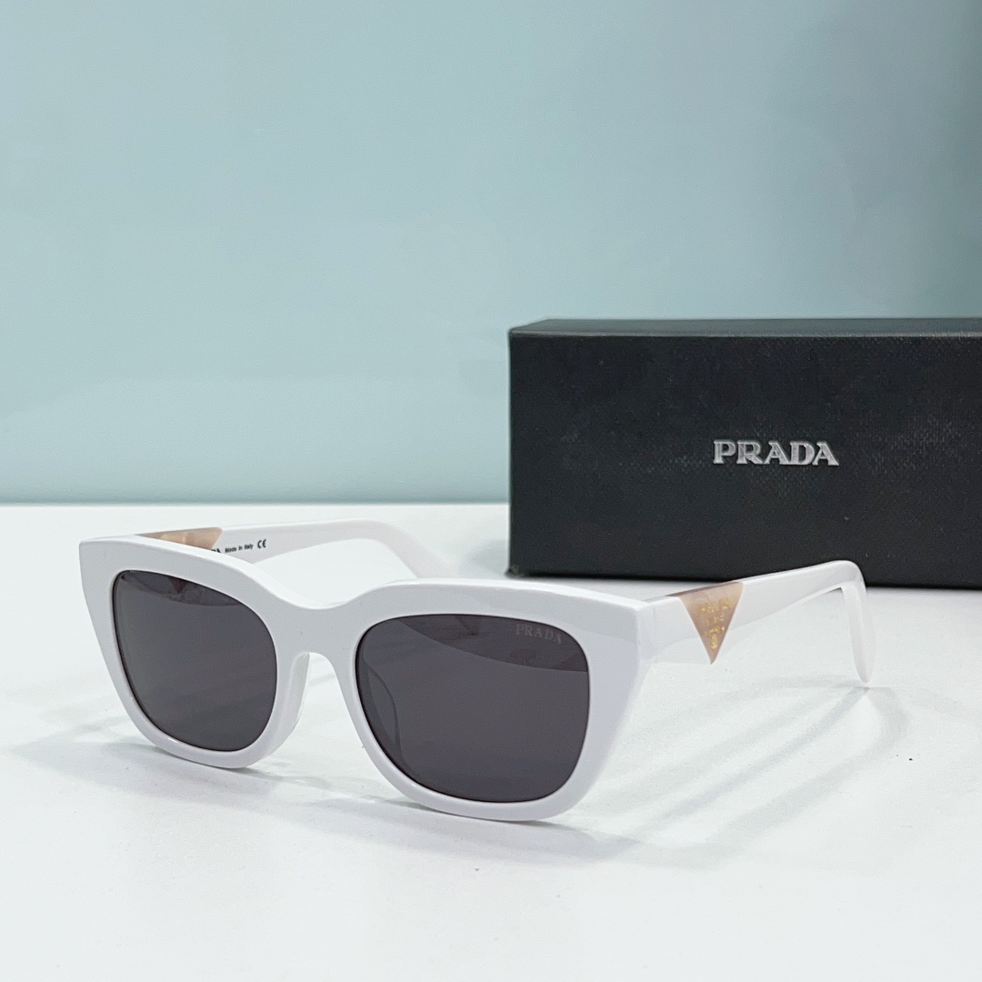 Prada Mirror leg print Logo  sunglasses Top quality - Image 1
