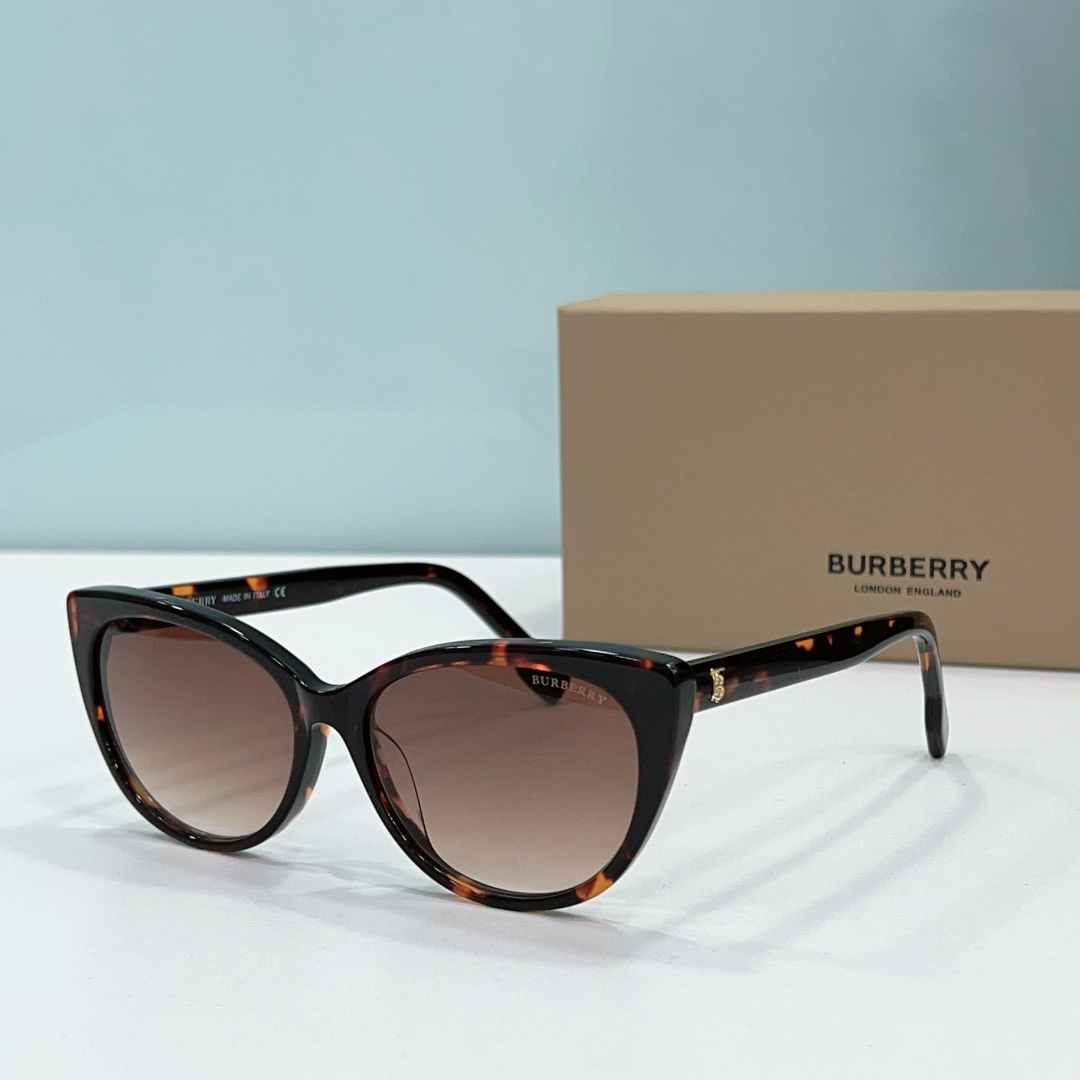 Buberry  Fashionable Cat-eye Sunglasses  Top quality - Image 6