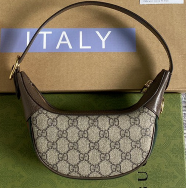 Gucci Ophidia Canvas & Leather Shoulder Bags