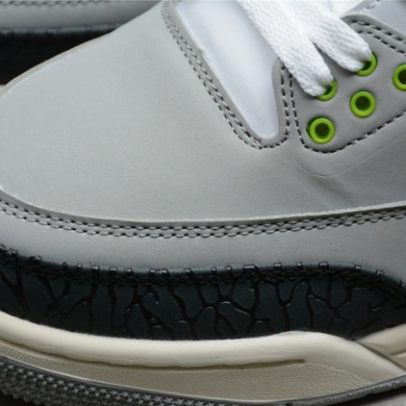 AIR JORDAN 3 RETRO ??CHLOROPHYLL???? 136064 006 - Image 9