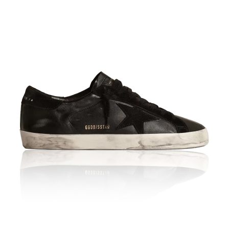 Golden Goose Super-Star LTD in nappa leather with red star and high tab