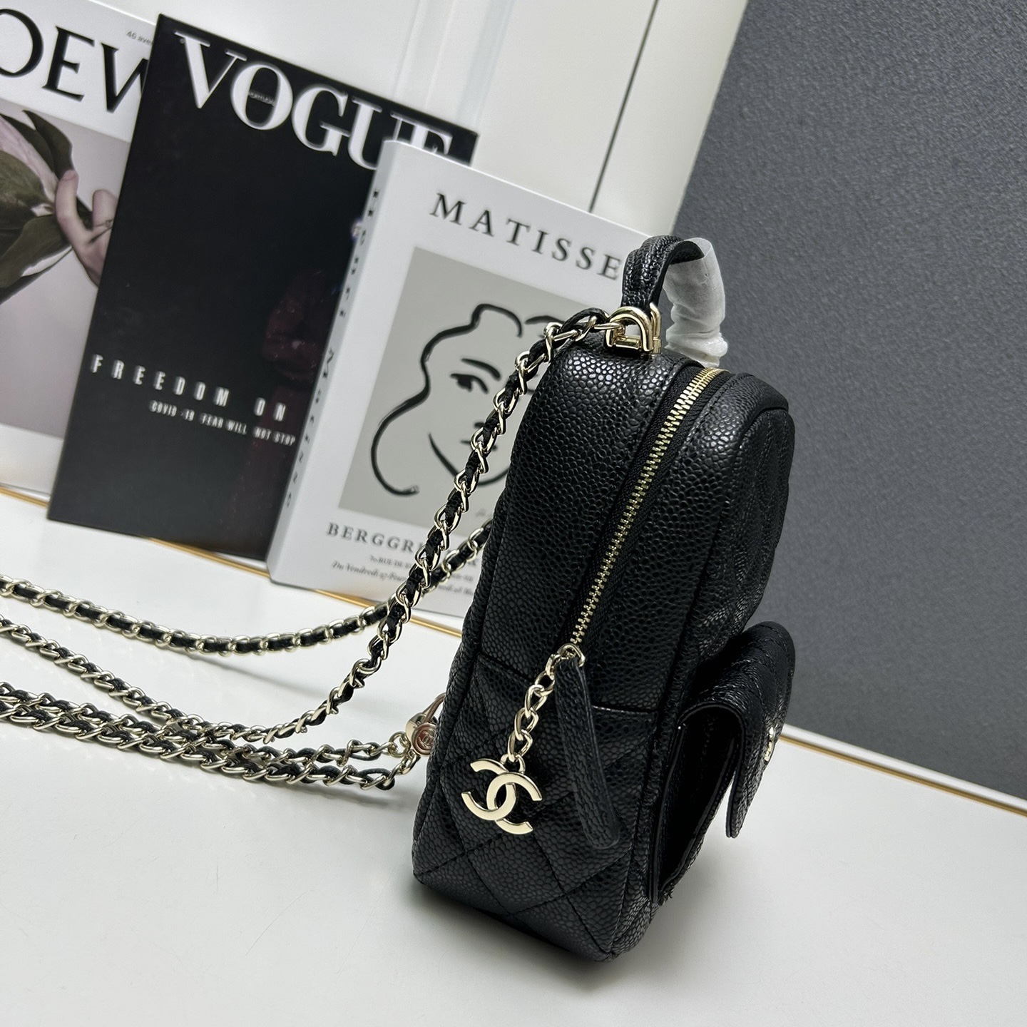 Chanel Grained Cowhide Backpack - Image 3