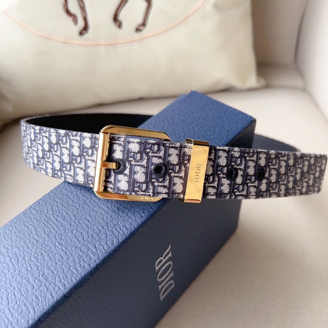 Dior Classic Printed Belt 30MM - Image 1