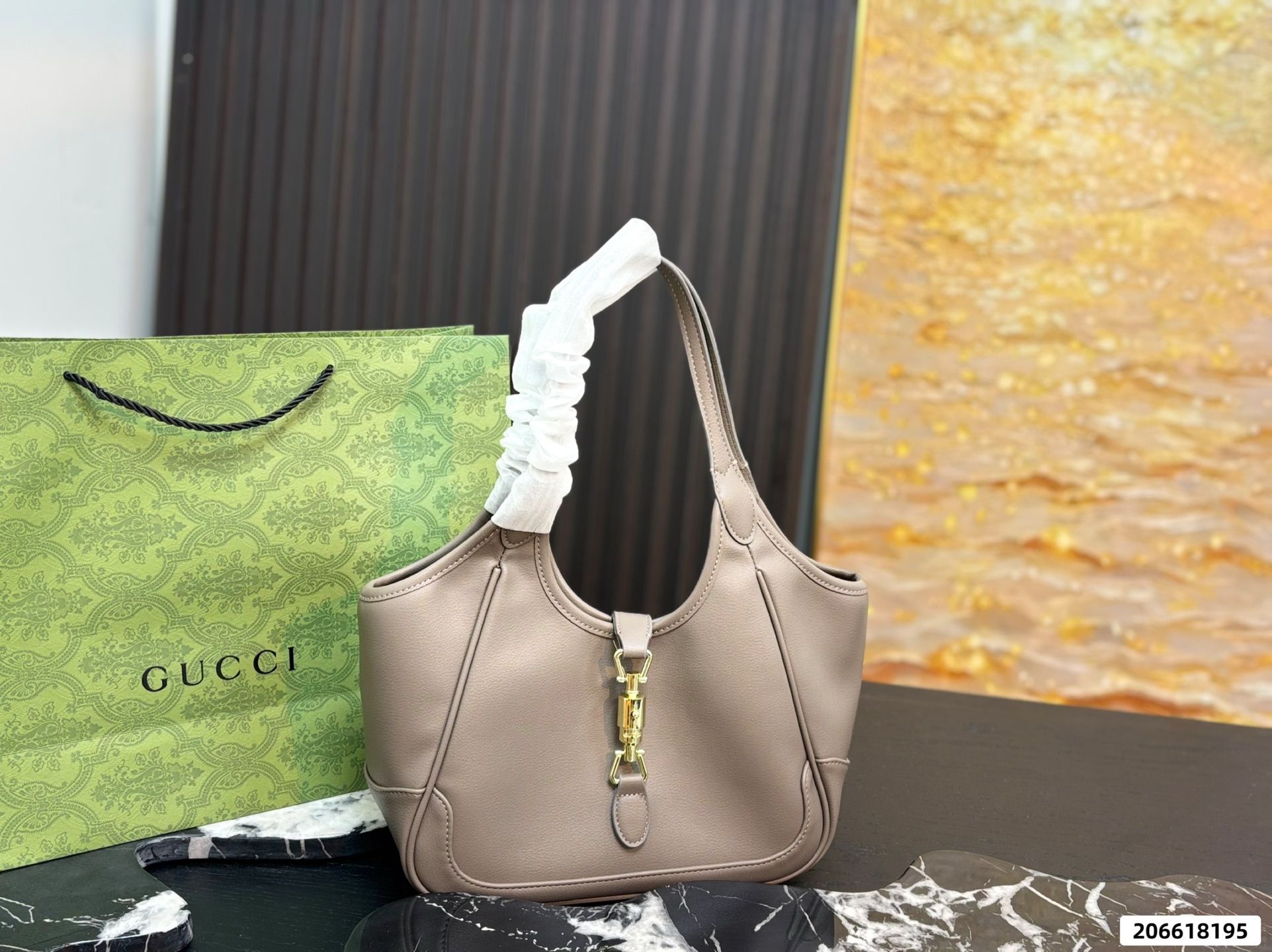 Gucci Jackie 1961 GG Tote Bag - Image 1