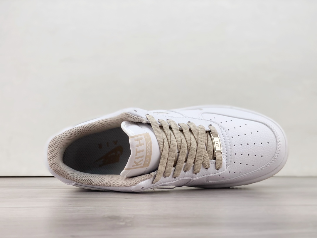 Nike Air Force White Brown - Image 6