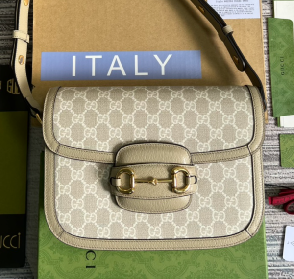 GUCCI 1955 Horsebit Shoulder Bag