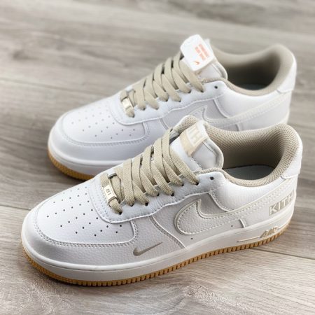 Nike Air Force White Brown - Image 4