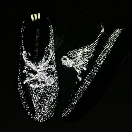 Yeezy Boost 350 V2 BLACK REFLECTIVE FU9007 - Image 5