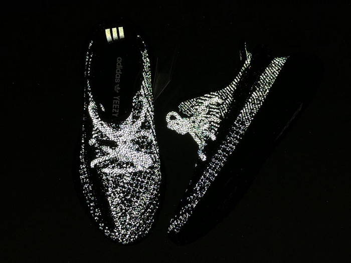 Yeezy Boost 350 V2 BLACK REFLECTIVE FU9007 - Image 5