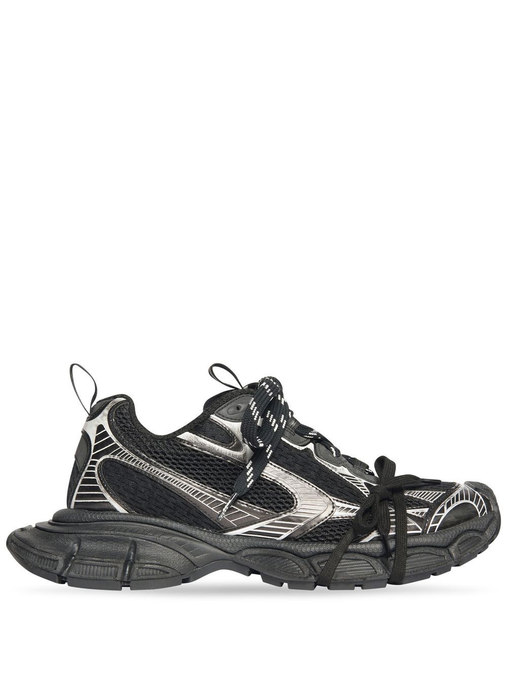 Balenciaga 3XL Sneaker- BlackSilver - Image 2