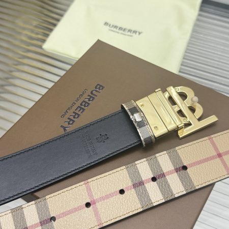 Burberry Reversible Check TB Belt 35MM Top Quality - Image 6