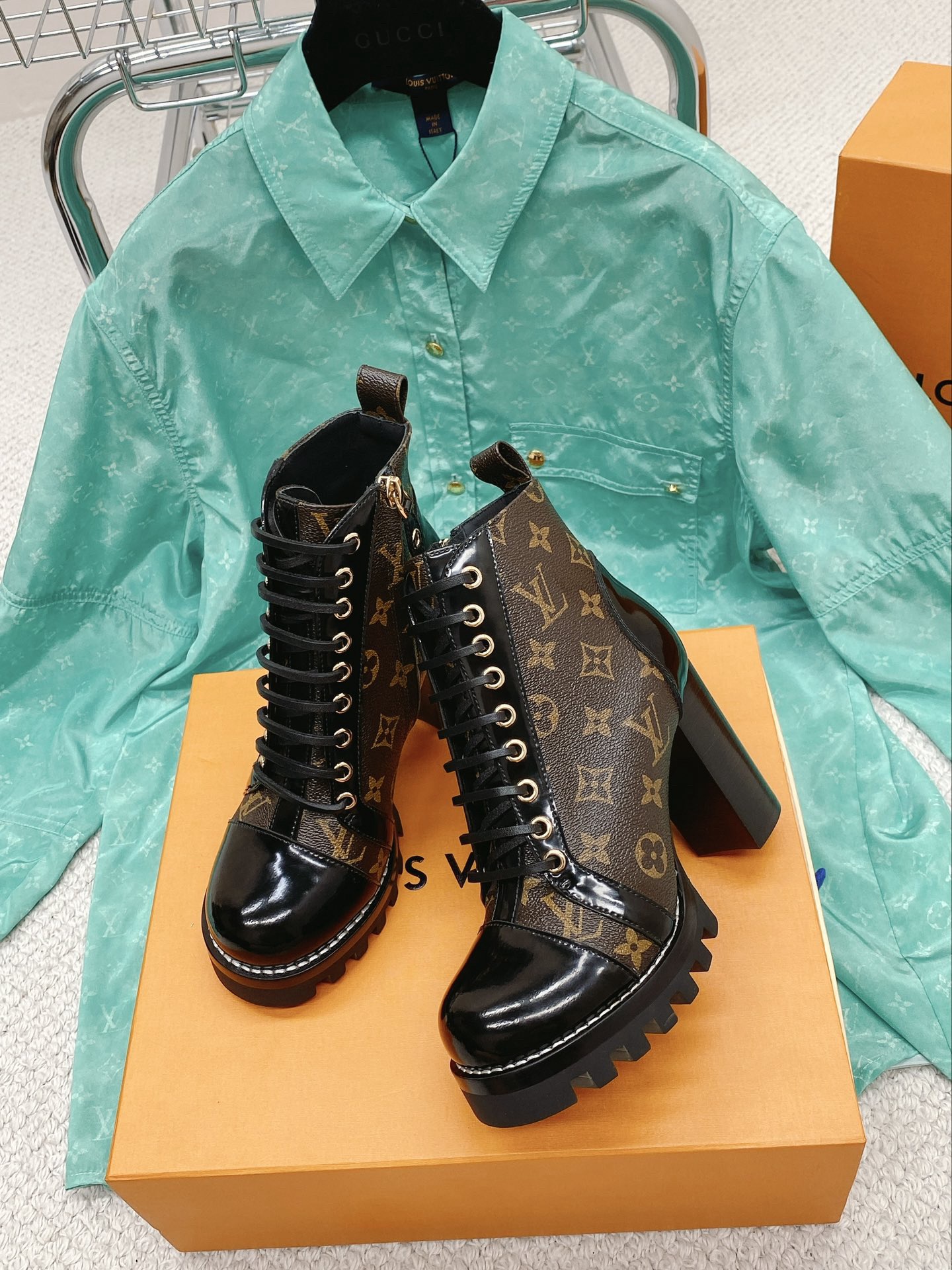LV Star Trail Ankle Boots - Image 6